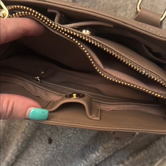 Bebe Brown Crossbody Bag with Gold Hardware - Picture 7 of 9